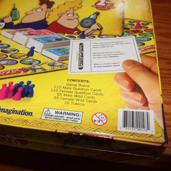 3/$77❤️new sealed 2005 BATTLE OF THE SEXES 2nd EDITION board game Imagination - Picture 5 of 10